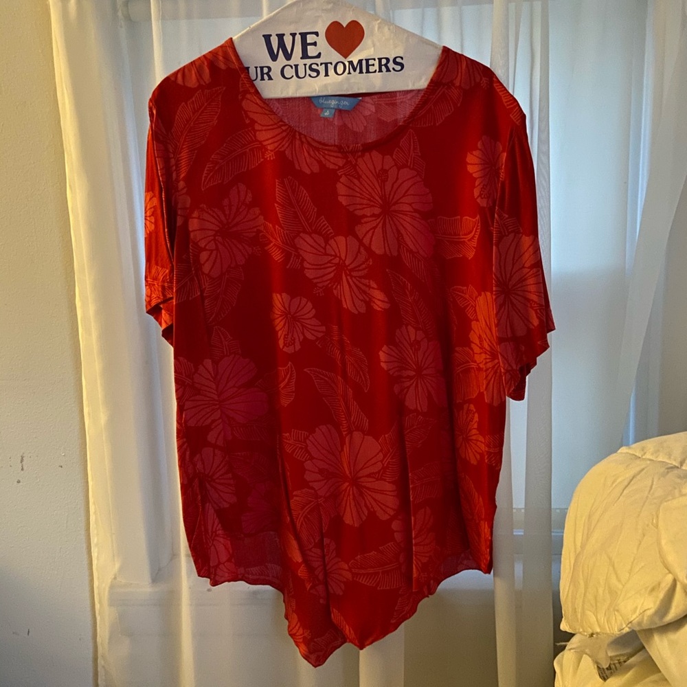 Blue ginger point blouse